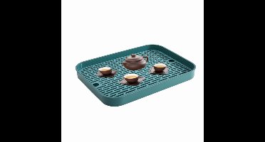 Boraboi® Multifunctioneel afdruiprek met dubbellaagse opvangbak voor servies en groenten in de keuken