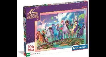 Clementoni - Puzzel - 104 Stukjes - Unicorn Academy - Super - vanaf 4 jaar