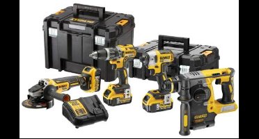 DeWALT DCK422P3T Accu combiset 4-delig 18V XR 5.0Ah in TSTAK
