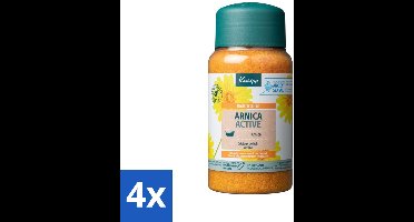 Kneipp - Badzout - Badkristallen - Muscle Relaxation - Arnica - 600 g - Voordeelverpakking - 4 stuks