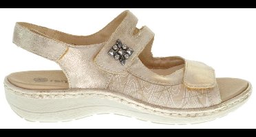Remonte Goud Beige Lycra Comfort Sandaal Voor Hallux maat 42