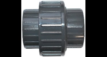 PVC-U Verschraubing 1/2" IG x IG, Buisverbinder voor Waterleiding