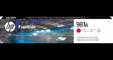 HP - J3M69A - 981A - Inktcartridge magenta