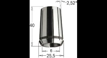CMT - Precisie spantang ( Din 6388 EOC-16 ) - Frees hulpstuk - Snijgereedschappen - Groeffrees - 1 Stuk(s)