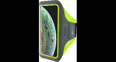 Hardloop Sportarmband geschikt voor Apple iPhone X/10 Apple iPhone Xs - Groen - Mobiparts