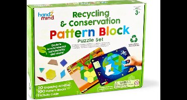 Pattern Blocks - Recycelen & Duurzaamheid puzzel set