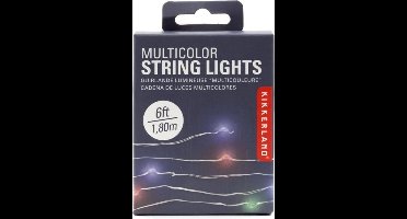 Kikkerland Lichtsnoer Led 182 Cm Koper Zilver