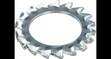 HOE veerring open buitenvertanding, staal, el verz