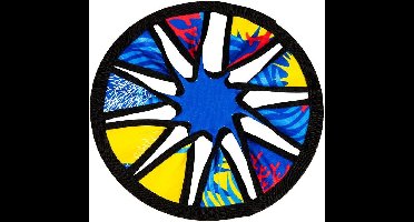 Summertime Soft Frisbee 25 cm Geel/Blauw