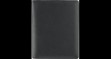 Leren Schrijfmap A5 met gratis schrijfblok - Zwart