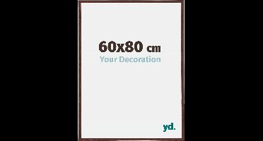Your Decoration - Fotolijst 60x80 cm - Kunststof - Bruin - Annecy