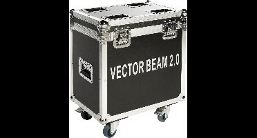 lightmaXX TOUR CASE 2x VECTOR Beam 2.0 - Voor moving heads