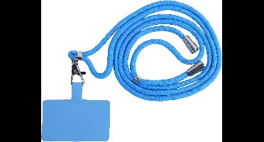Universele Telefoonkoord Blauw - Verstelbare Telefoonketting - Koord voor samsung , Geschikt voor iPhone, Moto, LG, xiaomi, Telefoon
