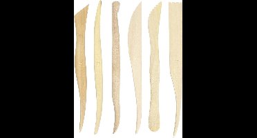 Modelleer gereedschapset, l: 15 cm, 6stuks