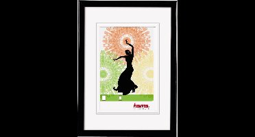 Hama Fotokader kunststof Madrid zwart 20x30cm
