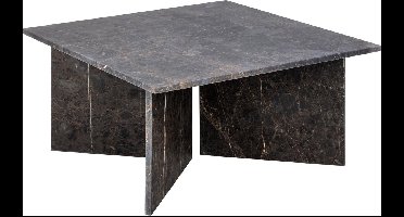 Giga Living Salontafel Zivik - Grijs Marmer - 90x90x42cm