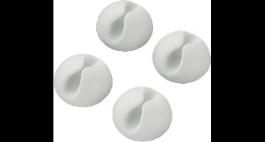 TRU COMPONENTS SWC-10WT/4P Kabelhouder Zelfklevend 542241 Bundel-Ø (bereik) 9 mm (max) Wit 4 stuk(s)