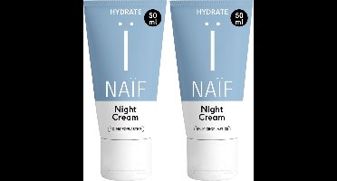 Naïf - Voedende Nachtcrème Voordeelset - Gezichtsverzorging - 2x50ml