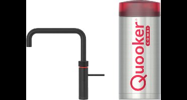 Quooker Fusion Square Zwart Combi Plus – 7 Liter Boiler