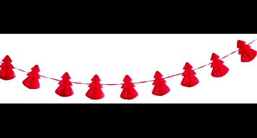 Ginger Ray - Slinger rode honeycomb kerstbomen - 2 meter