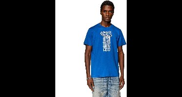 Diesel Diegor K68 T-shirt Met Korte Mouwen Blauw S Man