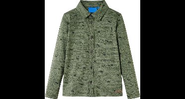 vidaXL - Kindershirt - 116 - gemêleerd - kakikleurig