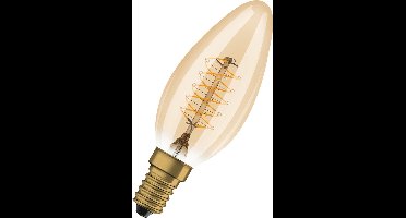 OSRAM Dimmbare LED-Lampen, Vintage-Edition, 25 Watts Ersatz, E14, B-shape, 2200 Kelvin, Warm Comfort Light, Klares Glas, single Pack