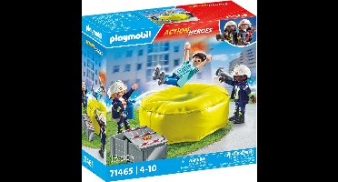 PLAYMOBIL Action Heroes Brandweerlieden met luchtkussens - 71465