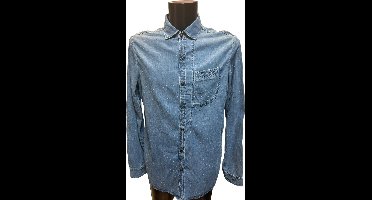 Cast iron - CSI42651 - Overhemd - Mannen - Blauw - Maat L