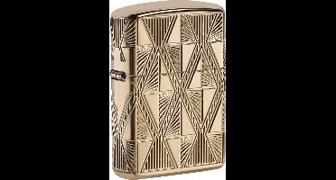 Aansteker Zippo Armor Case Gold Plated Multi Cut