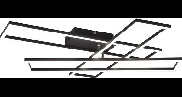 REALITY CORSO - Plafondlamp - Zwart mat - incl. 1x SMD 36W