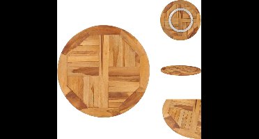 vidaXL - Draaiplateau - massief - teakhout