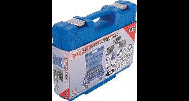 Dopsleutelset - Doppen set 6 kant -  6mm - 24mm en Super Lock 8mm tot 19mm - 3/8 - 61 delig BGS 2229