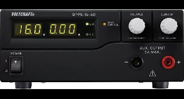 VOLTCRAFT DPPS-16-40 Labvoeding, regelbaar 1 - 16 V/DC 0 - 40 A 640 W USB Programmeerbaar Aantal uitgangen: 1 x