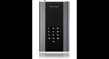 iStorage diskAshur DT2 - externe harde schijf - 20 TB - Zwart - Grafiet