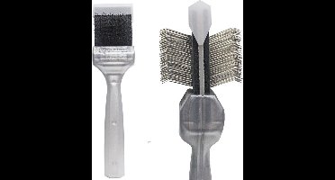 Activet borstel coat grabber zilver - Default Title