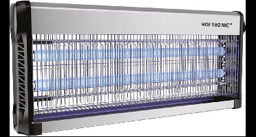 HOFTRONIC Volt - Elektrische Vliegenlamp 4200 Volt - Muggenlamp 40 Watt - Voor 150 m² - Insectenlamp met UV-licht - High Voltage - Met eurostekker en ophangbeugel