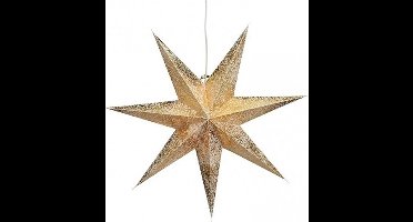 G. Wurm kerstster - goud - papier - 60 cm - kerstversiering - kerststerren - kerstdecoratie