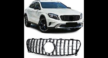 Mercedes GLA X156 Facelift 2017 t/m 2020 Sport Grill Hoogglans Zwart Amg GT Look Panamerica