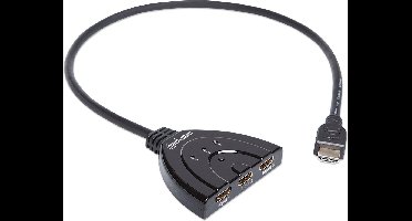 Manhattan HDMI-switch 3 poorten 1920 x 1080 Pixel