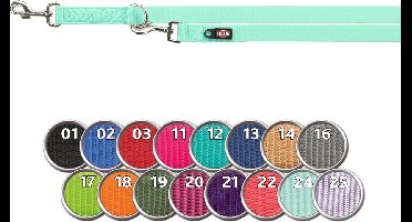 TRIXIE | Trixie Hondenriem Premium Verstelbaar Nylon Oceaan Blauw