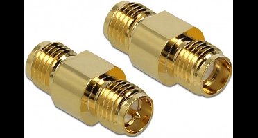 RP-SMA (v) - SMA (v) adapter - 50 Ohm / 10 GHz