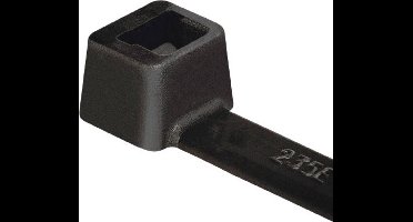HellermannTyton 111-12403 T120L-PA66-BK Kabelbinder Zwart 50 stuk(s)