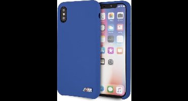 iPhone Xs/X Backcase hoesje - BMW - Effen Blauw - Silicone