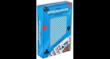 SOHO Speelkaarten – Spelkaarten – Kaarten set – 9 X 6 Cm – Karton – Blauw