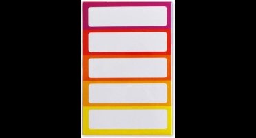 Soho Schooletiketten 70 X 21 Mm Papier 5 Vellen à 5 Stuks