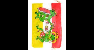 Vlaggenlijn oeteldonk rechthoekig 10 meter