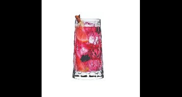 Pasabahce Leafy - Longdrinkglazen - Set van 4 - 450 ml
