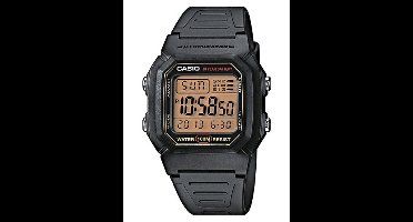 CASIO - W-800HG-9AVES - CASIO Collection - horloge - Mannen - Zwart - Kunststof Ã˜ 36 mm