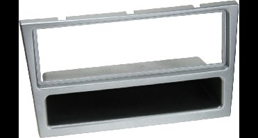 1-DIN Paneel geschikt voor Opel Combo/ Corsa/ Meriva/ Tigra Kleur: Mat-Chrome